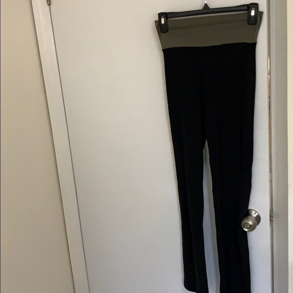 Fold over yoga pants